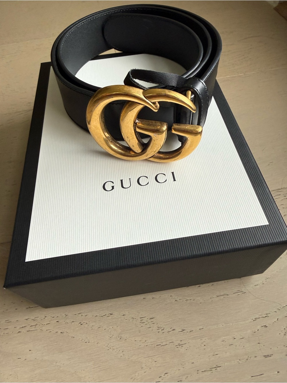GG Marmont Wide Belt 85